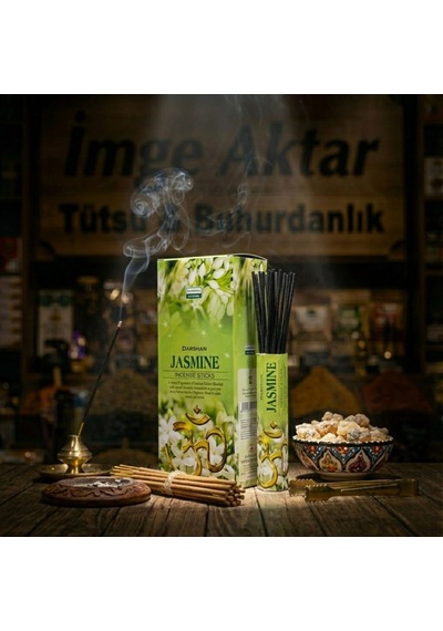 Darshan Yasemin Jasmine Çubuk Tütsü 20'li Paket - Egzotik Ve Çiçeksi Çok Renkli