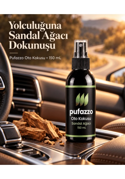 Pufazzo Sprey Oto Kokusu 150 Ml - Sandal Ağacı