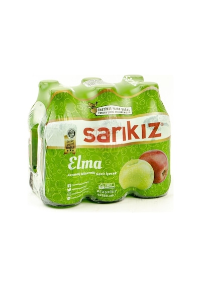 Elma Aromalı Soda 200 Ml X 24 Adet