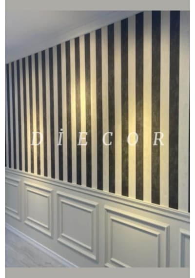 Diecor Dekoratif Boyanabilir 1 Adet 9 Cm Polistren Duvar Çıtası Beyaz 97 X 40 Model:xa233
