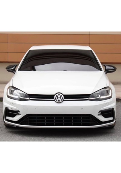 Sts Oto Aksesuar Golf 7 7.5 Batman Yarasa Ayna Kapağı Piano Black Abs Plastik (01)
