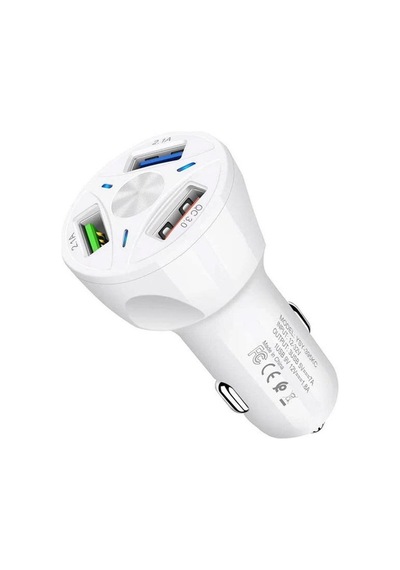 3'lü Usb Çakmaklık Power 3.0 Hızlı Araç Şarj Cihazı