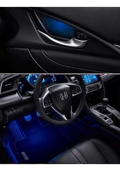 Honda Civic Fc5 Uyumlu Kapı Iç Ve Ayak Aydınlatma Mavi (518418825)