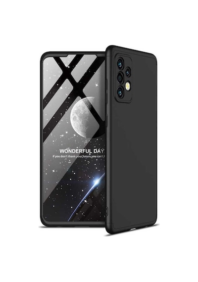 Samsung Uyumlu Galaxy A72 Kılıf Zore Ays Kapak Siyah