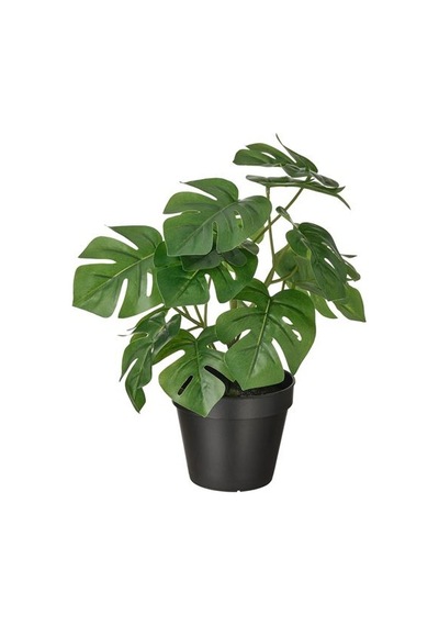 Ikea Fejka Yapay Bitki, Yeşil, 12 Cm, İç-dış Mekan Monstera
