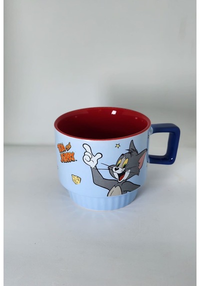 Tom Ve Jerry Kupa -mug Seti 4'lü Çok Renkli