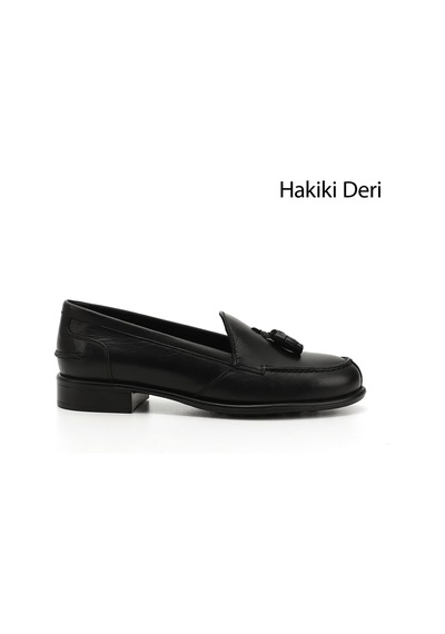 Gönderi(R) Gönderi R Kadın Siyah Hakiki Deri Loafer Ayakkabı Gdza13424235 Siyah