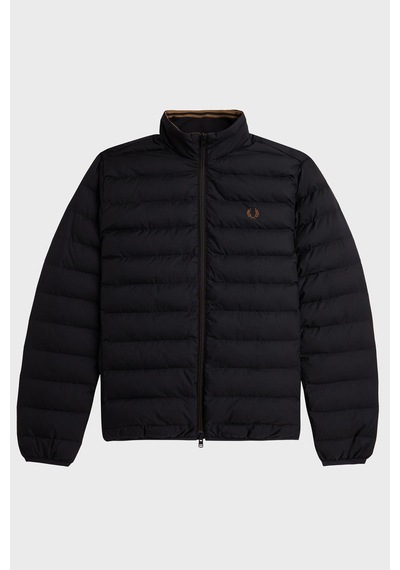 Fred Perry J4564 Insulated Erkek Mont Siyah