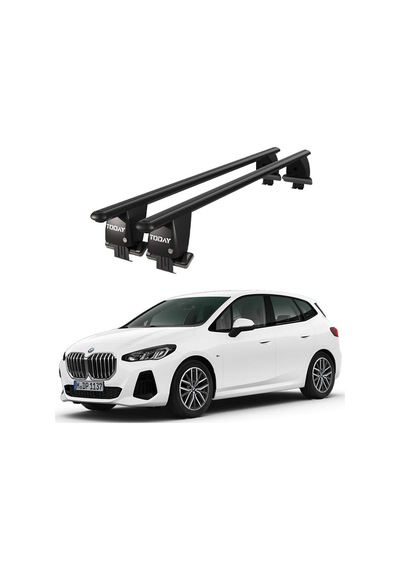 Royal Bmw 2 Series 2021 Ve Sonrası Uyumlu Siyah Kilitli Ara Atkı Port Bagaj Tavan Barı