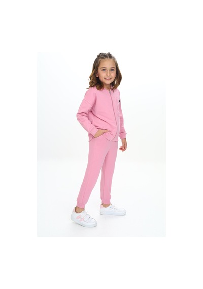 Toontoy Kids Toontoy Kız Çocuk 2'li Takım Baskılı Bisiklet Yaka Kolu Fırfırlı Sweatshirt & Beli Paçası Lastikli Cepli Jogger Eşofman Altı - 2 İplik Gül Kurusu Toontoy Kids Toontoy Kız Çocuk 2'li Takım Baskılı Bisiklet Yaka Kolu Fırfırlı Sweatshirt & Beli Paçası Lastikli Cepli Jogger Eşofman Altı - 2 İplik Gül Kurusu