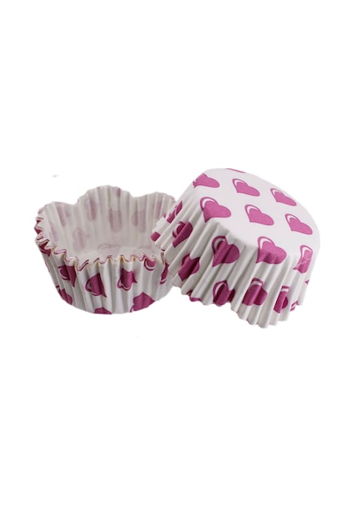 Cupcake Kalıbı Pet Kapsül Dalgalı Kek Kalıbı 65X38 Mm 100 Adet N11.1109