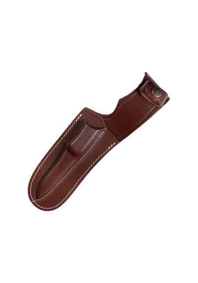 Cudeman 161-l Alaska Olive Set 2 Bıçak Deri Kılıflı Kamp Bıçak Kahverengi