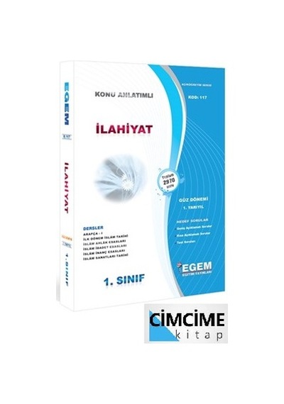 EGEM YAYINLARI İLAHİYAT 1.SINIF 1.DÖNEM KONU SORU
