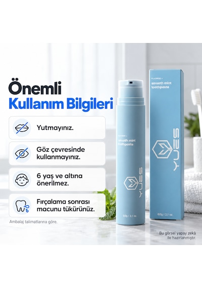 Yues Florürlü Naneli Pompalı Diş Macunu 60 G Gs-009f Beyazlatma
