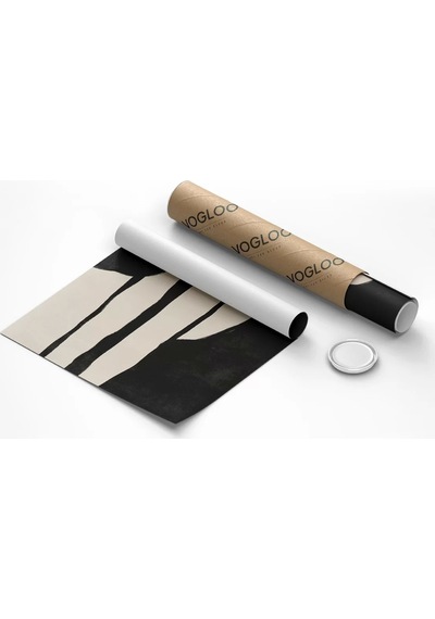 Çerçevesiz Poster Zebra Çizgileri İlhamlı Soyut Sanat