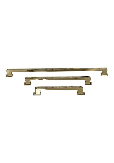 System Mobilya Kulbu Altın Renk 128mm Kulp Sy9307 0128 Gl Çok Renkli