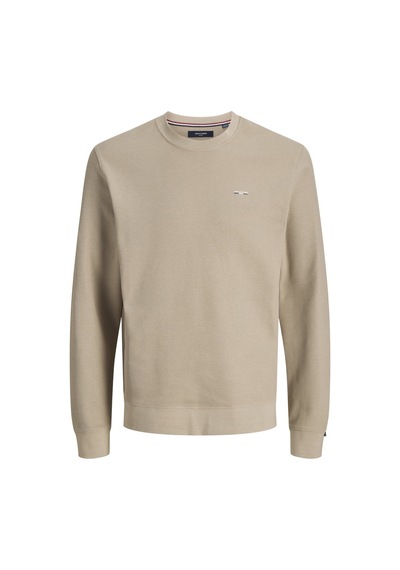 Jack & Jones Jprblualves Structure Sweat Crewneck Kahverengi