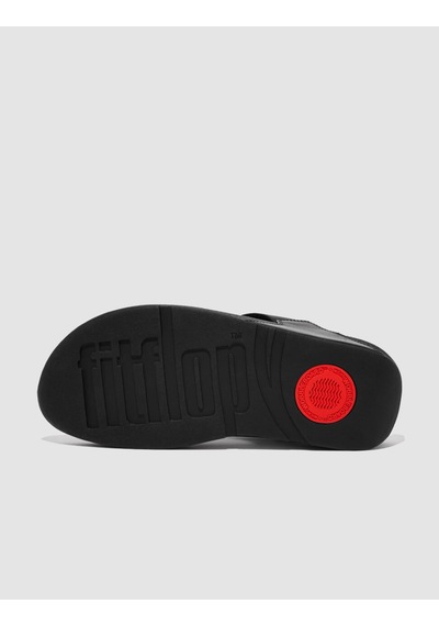Fitflop Lulu I88 Hakiki Deri Siyah Kadın Parmak Arası Terlik Siyah