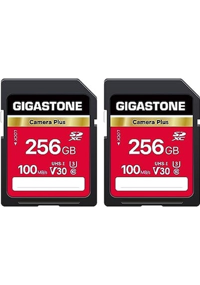 Gıgastone 256 Gb Sdxc Hafıza Kartı 2'li Paket, Camera Plus, Canon Dijital Kameralar İçin 100 Mb/s'ye Kadar, 4k Uhd Video Kayıtları Uhs-ı U3 V30 Sınıf 10, 2 Mini Kılıfla Gıgastone 256 Gb Sdxc Hafıza Kartı 2'li Paket, Camera Plus, Canon Dijital Kameralar İçin 100 Mb/s'ye Kadar, 4k Uhd Video Kayıtları Uhs-ı U3 V30 Sınıf 10, 2 Mini Kılıfla