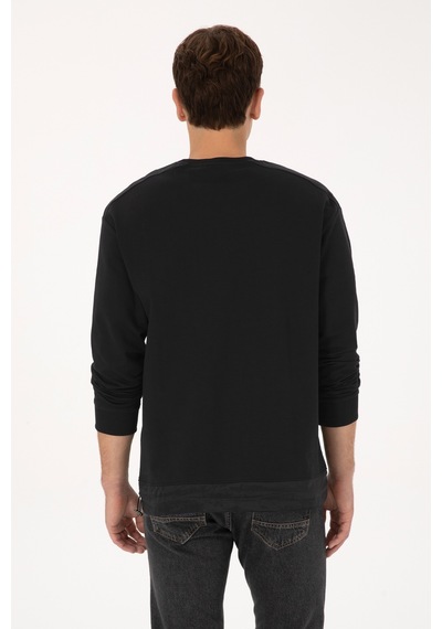U.s. Polo Assn. Erkek Siyah Sweatshirt 50316401-vr046 Sıyah