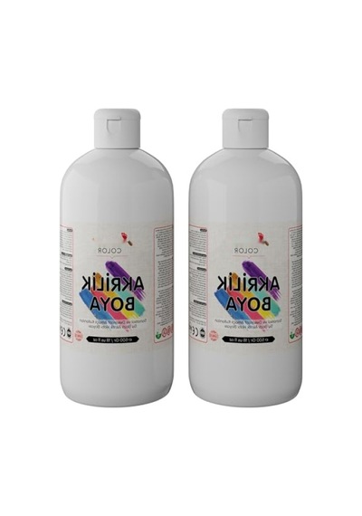 Beyaz Akrilik Boya Seti - 2x500gr 0,15 L