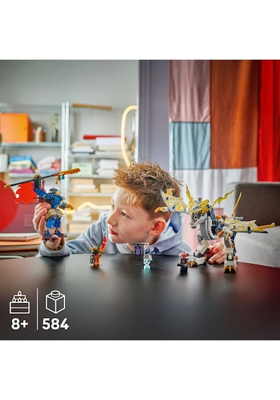 LEGO® NINJAGO® Rogue’un Robot Ejderha Binicisi 71843 - 8 Yaş ve Üzeri Çocuklar için 4 Minifigür İçeren Yaratıcı Oyuncak Yapım Seti (584P) LEGO® NINJAGO® Rogue’un Robot Ejderha Binicisi 71843 - 8 Yaş ve Üzeri Çocuklar için 4 Minifigür İçeren Yaratıcı Oyuncak Yapım Seti (584P)