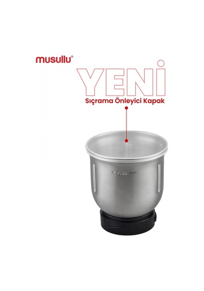 Musullu Kahve Ve Baharat Öğütücü 200w Gri