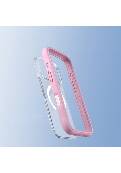Apple Uyumlu iPhone 17 Pro Max  Kılıf M-safe Şarj Özellikli Airbagli Youngkit Dynamic 2 Serisi Kapak Pembe Pembe