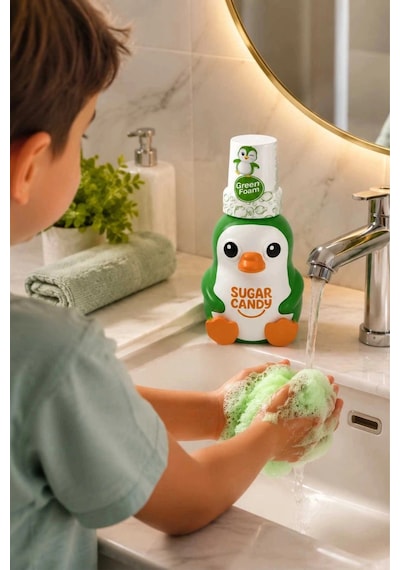 Sugar Candy Zeytin Çiçeği Kokulu Doğal Vegan Çocuk Köpük El Sabunu Nıbı 350 Ml Paraben İçermeyen Yeş
