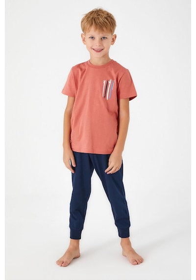 Roly Poly 3019 Afterwave Erkek Çocuk Kısa Kol Pijama Takım 001