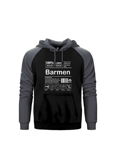 Barmen Kırmızı Renk Reglan Kol Sweatshirt / Hoodie