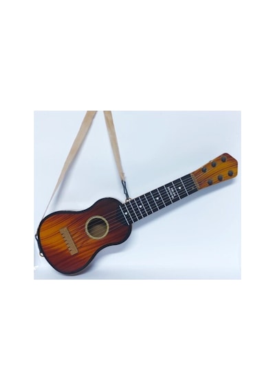 Kahverengi Oyuncak Ispanyol Gitar 6 Telli Akort Edilebilir 48 Cm.