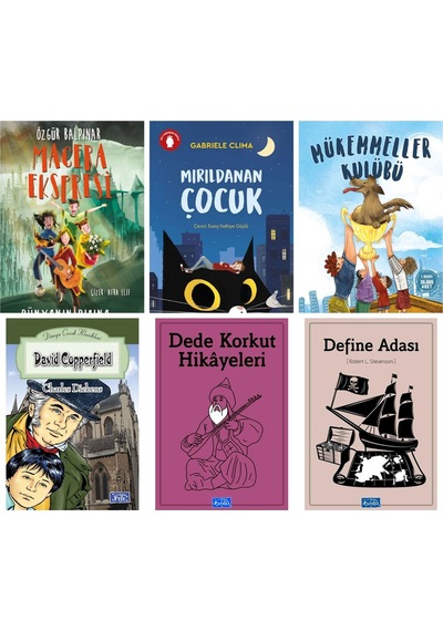 Macera Ekspresi,mırıldanan Çocuk,mükemmeller Kulübü,define Adası,4,5,6,7.sınıflar İçin 6 Kitap Set