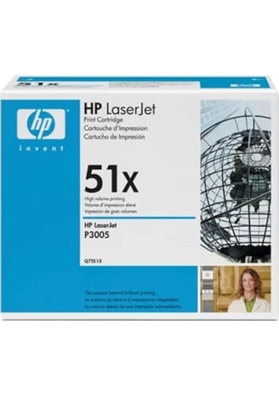 HP 51X BLACK SİYAH 13.000 SAYFA TONER Q7551X