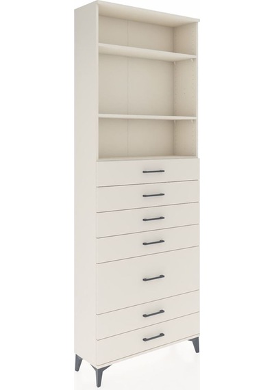 Arges Dolap 3 Raflı 7 Çekmeceli 88x30x243 Aytaşı-aytaşı Aytaşı
