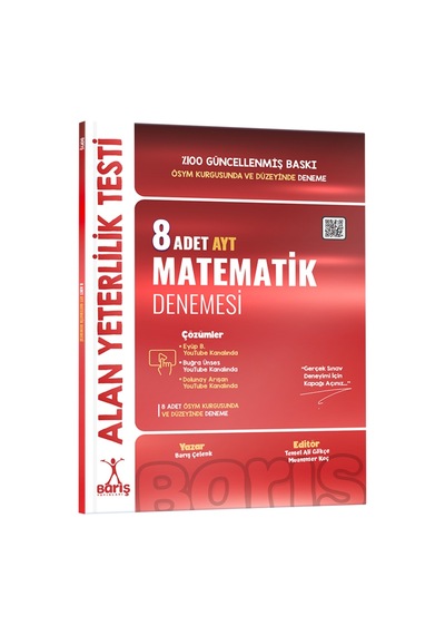 Barış Yayınları 2024 Ayt 8 Li Matematik Denemesi