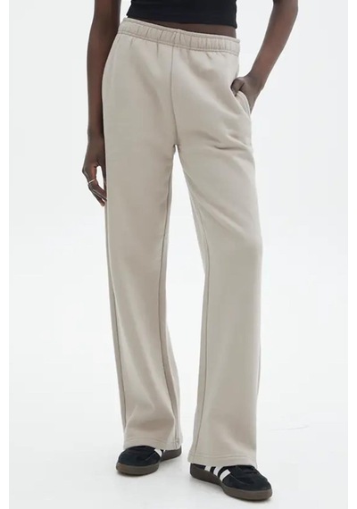 Madmext Bej Wide Leg Basic Eşofman Altı Mg1916-bej Bej