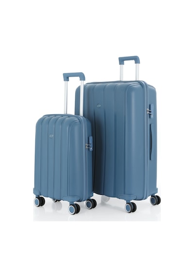 Mçs Polipropilen 2'li Valiz Seti Büyük & Kabin V305 Sky Blue