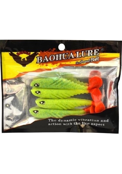 Captain 3557 Viper Soft 8.5cm Levrek Silikonu 4 Lü Paket Renk:1