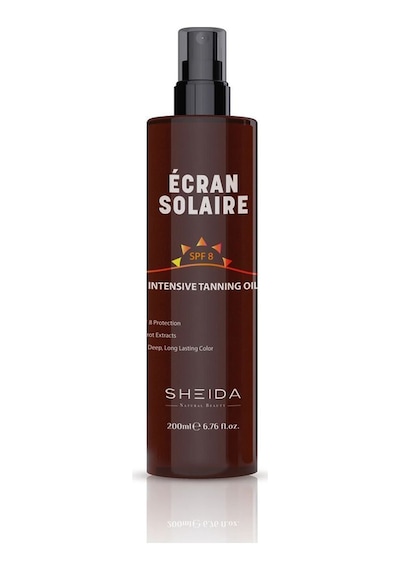 Sheida Havuç Özlü Yoğun Bronzlaştırıcı Güneş Yağı SPF8 200 ML