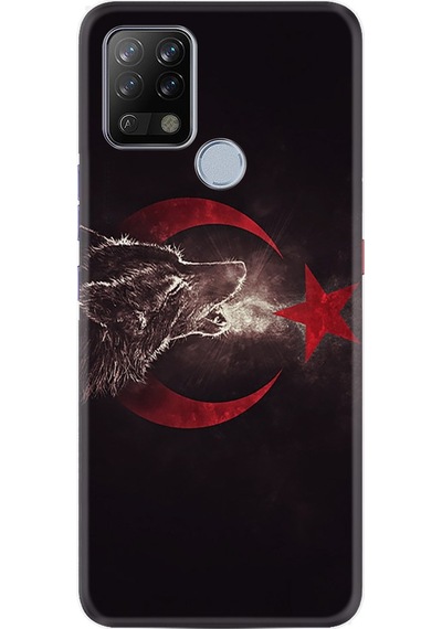 Tecno Pova Kilif Resimli Silikon Kurt Ve Ay Yildiz 1403 537533746