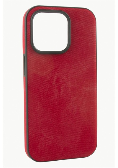 Apple iPhone Uyumlu 12/12 Pro Nubuk Lüx Velvet Silikon Kılıf Kırmızı