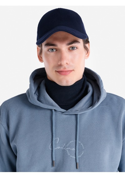 Colin's Colins Regular Fit Kapüşonlu Baskılı Mavi Erkek Sweatshirt İndigo