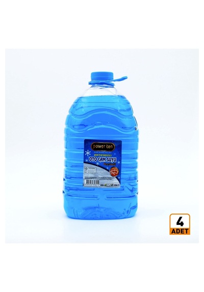 Kışlık Oto Cam Suyu 5 Litre 4 Adet 1 Koli