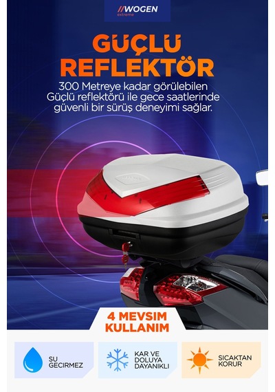 Wogen Wg39 Arka Çanta 39 L Basic Beyaz Beyaz