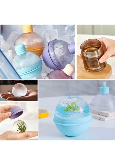 Buffer Hunili Altı Silikon Kolay Çıkabilen Büyük Boy Küre Buzluk Plastik Belirtilmemiş Diğer