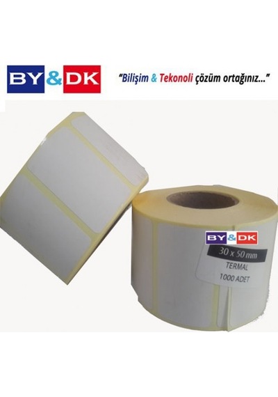 50X30 Termal Etiket 1000 Sarım