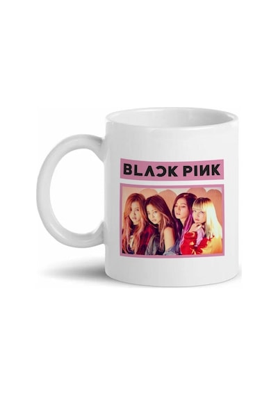 Blackpink Tasarımlı Kupa Bardak D02 Beyaz