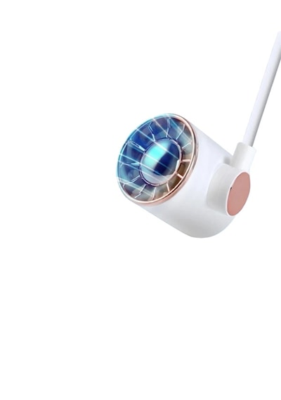 Mey İthalat Usb Şarjlı Katlanabilir Boyun Fanı 3 Kademeli, Sessiz Ve Taşınabilir Tasarım