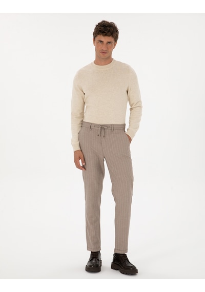 Pierre Cardin Erkek Bej Pantolon Kanvas-chino 50310891-vr011 Bej
